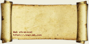 Paja Krnjinac vizit kartica